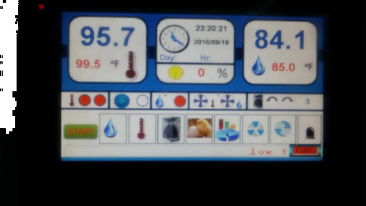 شاشه 7بوصه الوان تاتش لمكينات التفريخ 2017